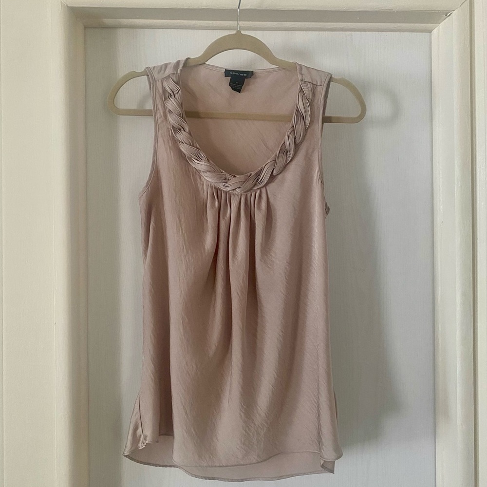 🌺3/$18 Sale! Spense Taupe Sleeveless Blouse